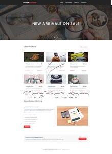 Sixteen Clothing - Free HTML5 & CSS Template