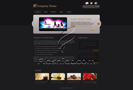 Smoke House - Free XHTML & CSS Template
