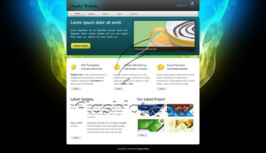 Smoky - Free XHTML & CSS Template