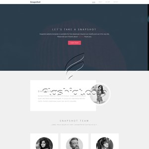 Snapshot - Free HTML5 & CSS Template