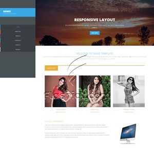 Sonic - Free HTML5 & CSS Template