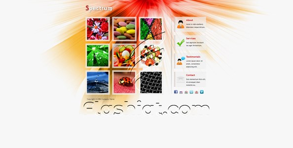 Spectrum - Free XHTML & CSS Template