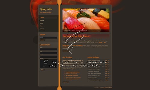 Spicy - Free XHTML & CSS Template