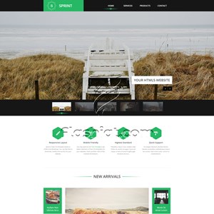 Sprint - Free HTML5 & CSS Template