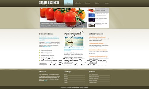 Stable Business - Free XHTML & CSS Template