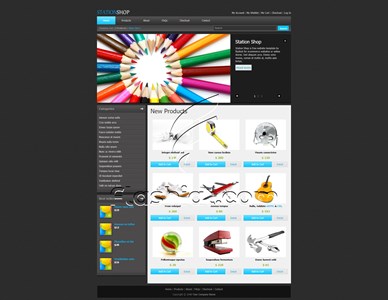 Station Shop - Free XHTML & CSS Template