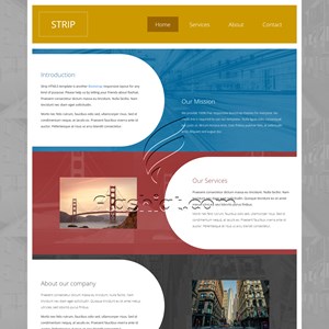 Strip - Free HTML5 & CSS Template