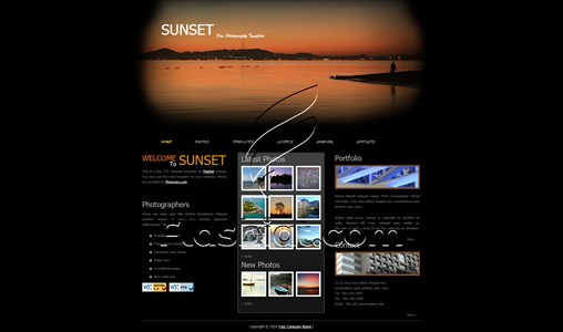 Sunset - Free XHTML & CSS Template