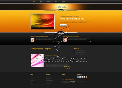 Techno - Free XHTML & CSS Template