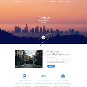 The Town - Free HTML5 & CSS Template