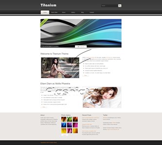 Titanium - Free XHTML & CSS Template