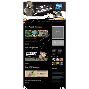 Toy Addict - Free XHTML & CSS Template