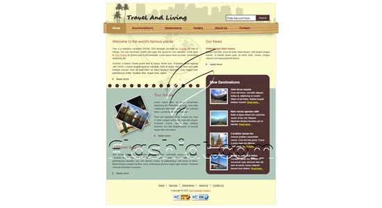 Travel 4 - Free XHTML & CSS Template