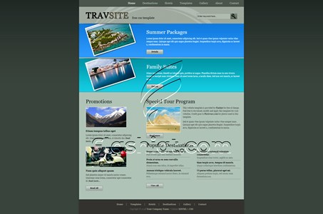 Travel 5 - Free XHTML & CSS Template