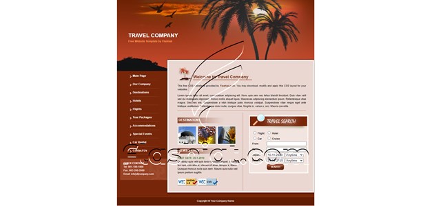 Travel - Free XHTML & CSS Template