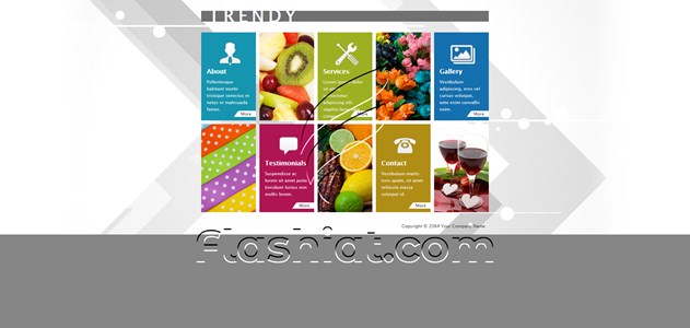 Trendy - Free XHTML & CSS Template