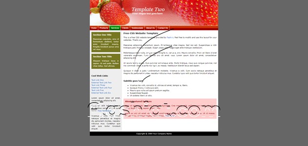 Two - Free XHTML & CSS Template
