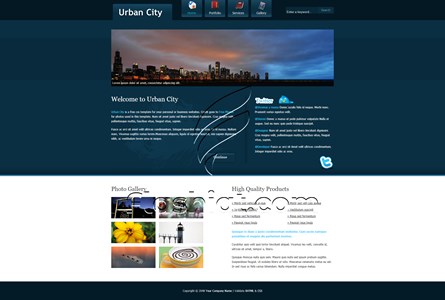 Urban City - Free XHTML & CSS Template