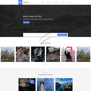 Venue - Free HTML5 & CSS Template