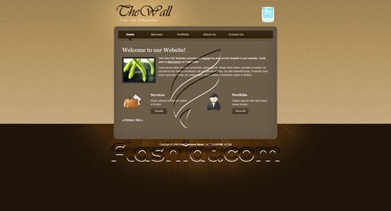 Wall - Free XHTML & CSS Template