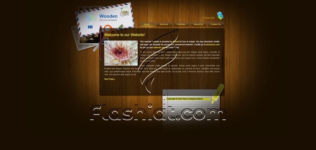 Wooden - Free XHTML & CSS Template