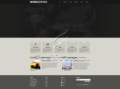 Work Center - Free XHTML & CSS Template