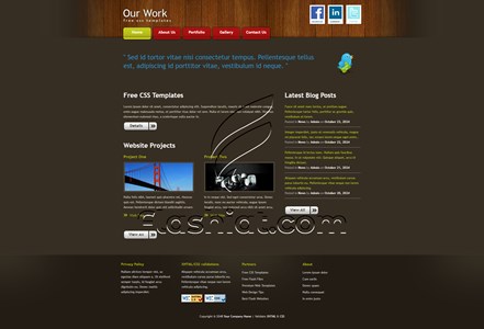 Work - Free XHTML & CSS Template