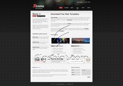 Xtreme - Free XHTML & CSS Template