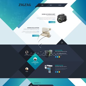 Zigzag - Free HTML5 & CSS Template