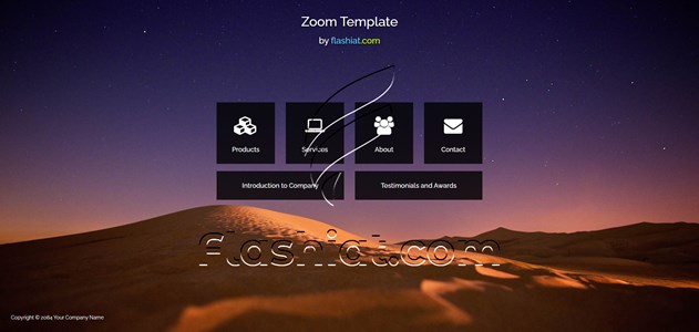 Zoom - Free HTML5 & CSS Template